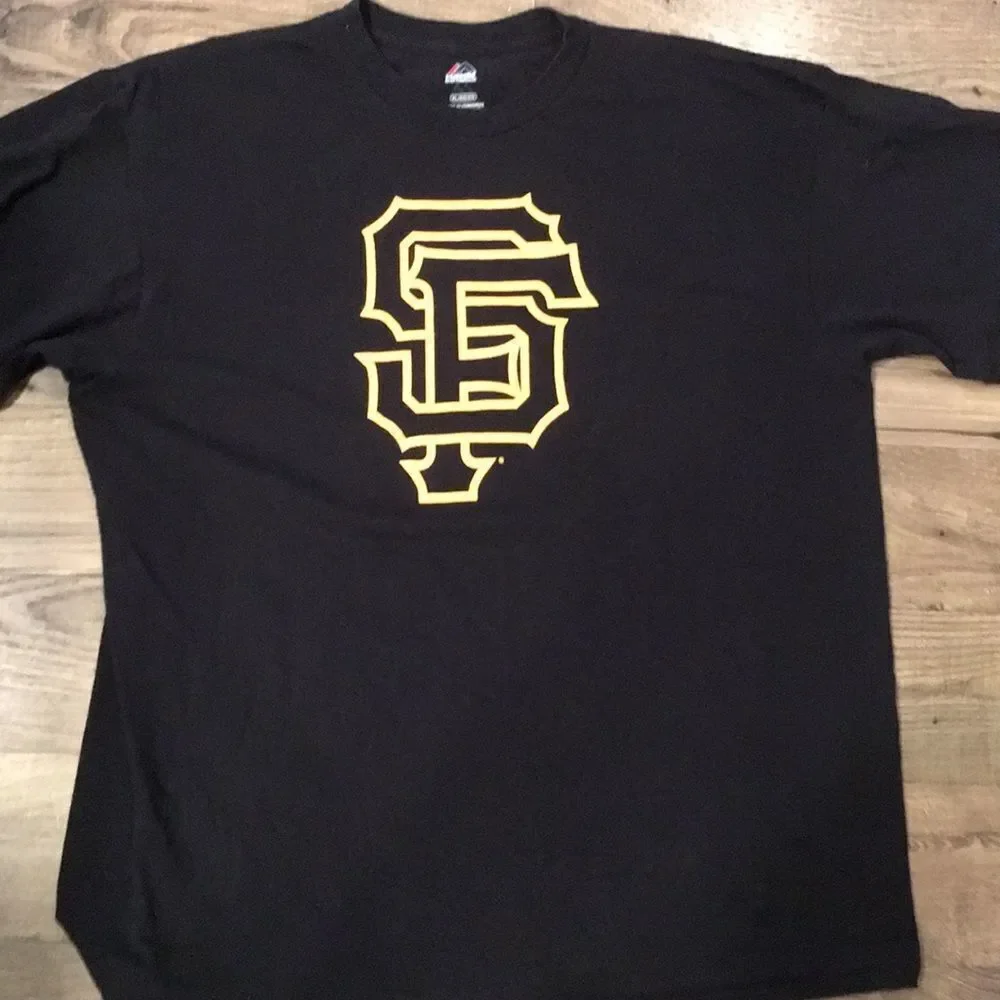 Mens MLB Black SF San Francisco Giants Speedy ZOOM #22 jersey t shirt XL IT Guru